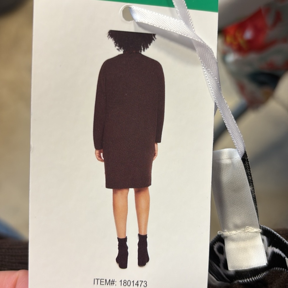 Jessica Simpson Long Sleeve Brown Dress - Picture 5 of 5